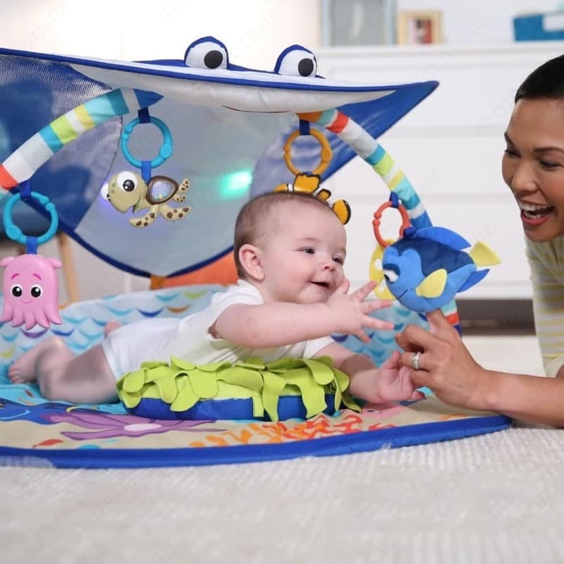 Музыкальный развивающий коврик Disney Baby с подсветкой 🐠 Bright Starts — 2
