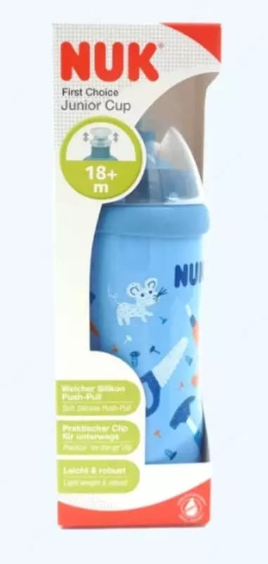 Nuk Поильник Junior с насадкой push-pull, 18+ мес., 300 мл — 1