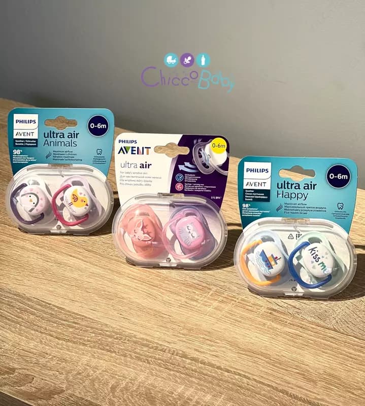 AVENT Пустышки серии Ultra Air 6-18 мес. — 2