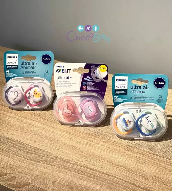 AVENT Пустышки серии Ultra Air 6-18 мес. — 3