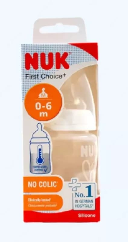 Nuk Бутылка FC+ Temp с силиконовой соской, сердце, 150 мл — 1