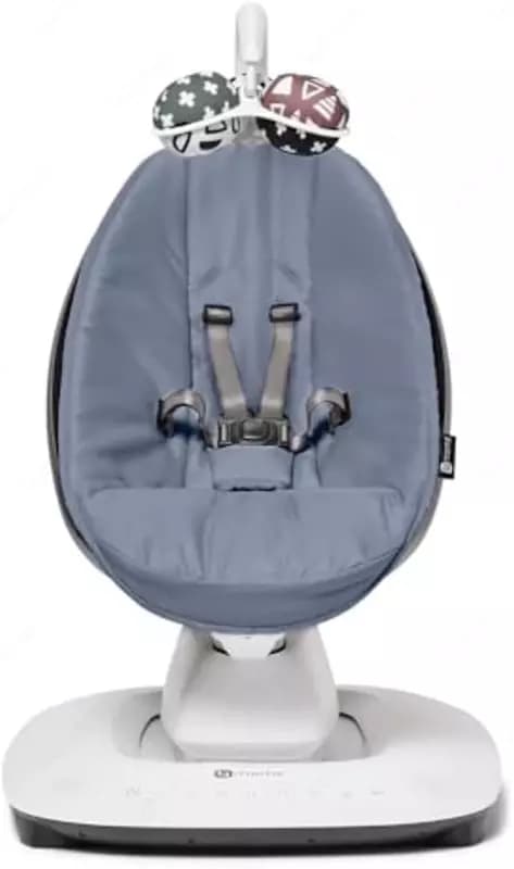 Электронная люлька шезлонг 4moms mamaRoo New Multi-Motion Slate Blue — 2