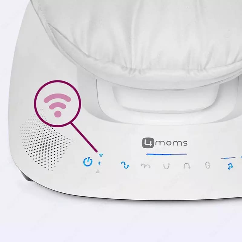 Электронная люлька шезлонг 4moms mamaRoo New Multi-Motion Slate Blue — 7