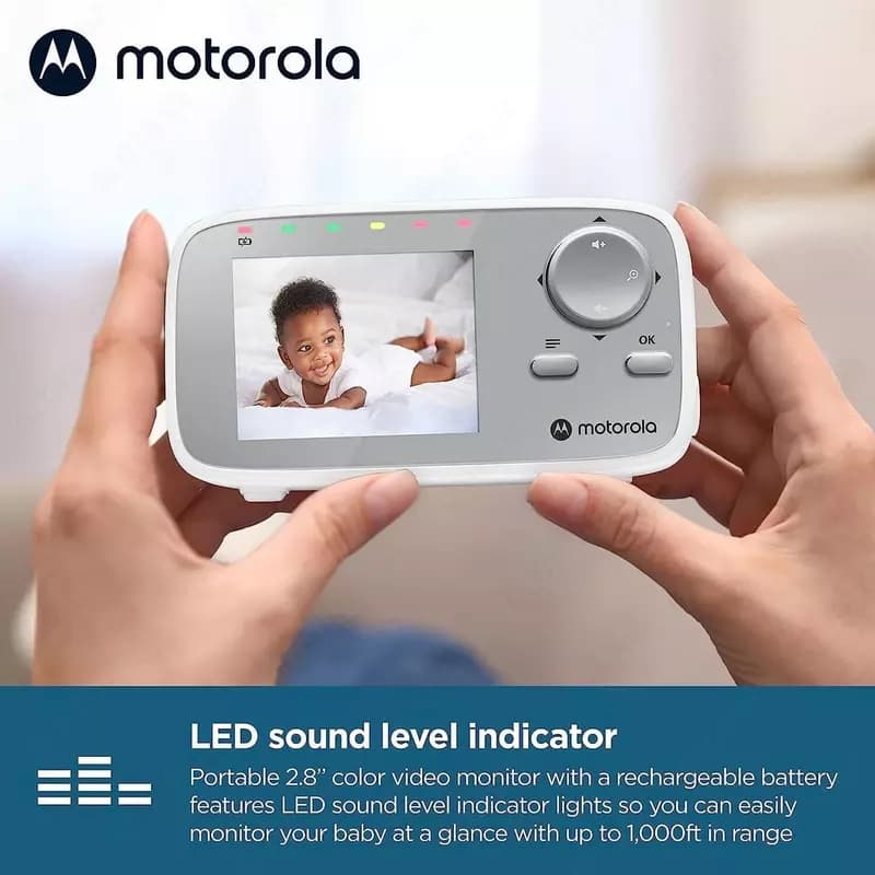 Видео и аудио няня Монитор Motorola Baby VM482ANXL 300м — 2