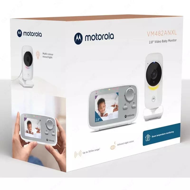 Видео и аудио няня Монитор Motorola Baby VM482ANXL 300м — 7