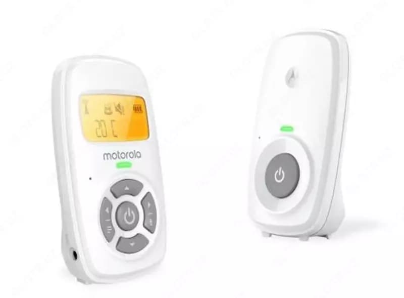 Радионяня Motorola AM 24 с высокочувствительным микрофоном и аккумулятором в родительском блоке — 1