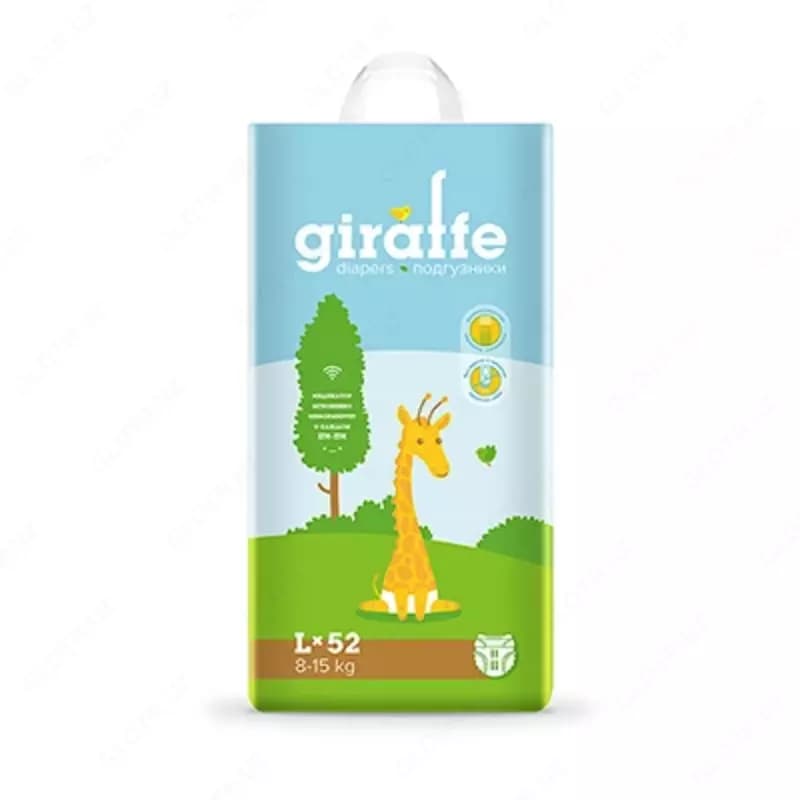 Подгузники LOVULAR GIRAFFE, 8-15кг, размер L — 1
