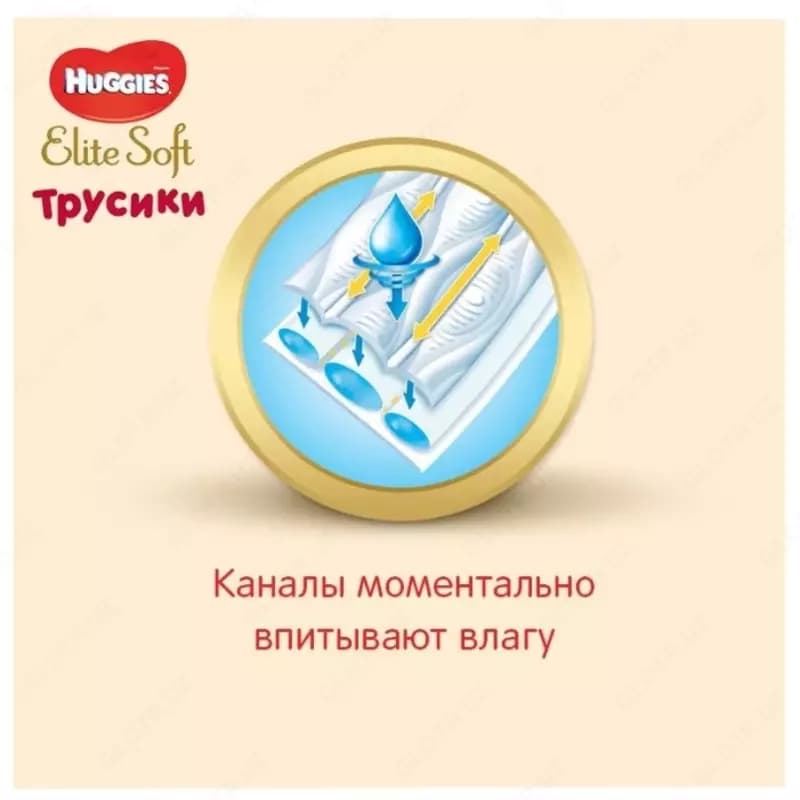 Трусики-подгузники Huggies Elite Soft 3 (54шт) (6-11кг) — 6
