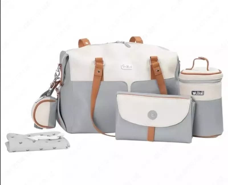 Сумка для мамы Jikel Diaper Bag JK801001-90, серый — 2