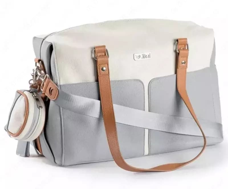 Сумка для мамы Jikel Diaper Bag JK801001-90, серый — 3