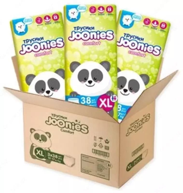 Joonies трусики Comfort XL, 12-17 кг, 38 шт., 3 уп. — 1