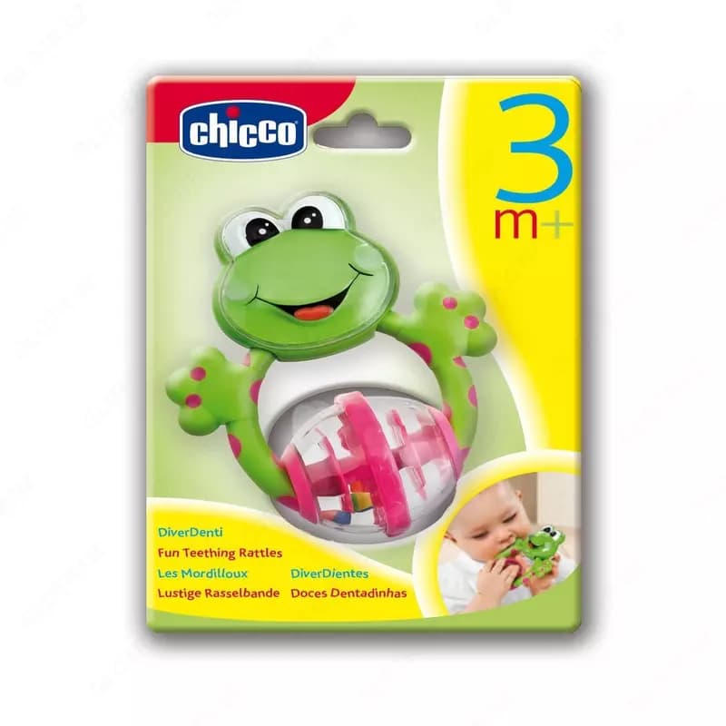 Погремушка-прорезыватель для зубов Frog Green, арт.CH71697 — 2