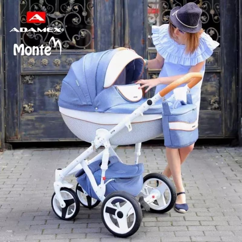 Коляска Adamex Monte Carbon 🇵🇱 Польша Модель 3 в 1 — 6