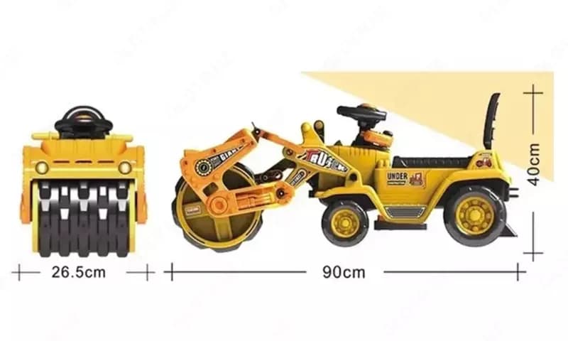 Детский трактор MINI PANDA ROADIE THE ROLLER, арт.YD1001 — 4
