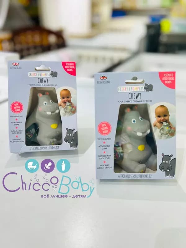 Грызунок-прорезыватель 🦛 Chewy hippo — 2