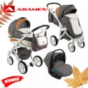 Коляска ADAMEX BARLETTA NEW 3в1 и 2в1 (Польша)