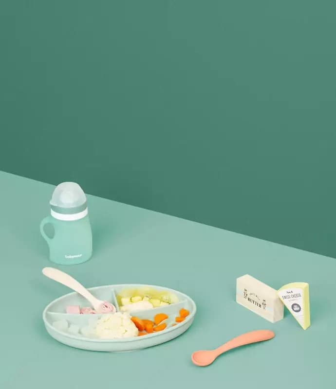 🍽 Силиконовый набор для кормления Grow ISY от 2 лет Babymoov , Франция — 2