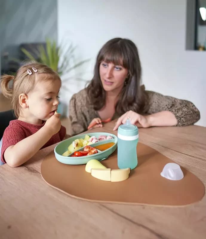 🍽 Силиконовый набор для кормления Grow ISY от 2 лет Babymoov , Франция — 3