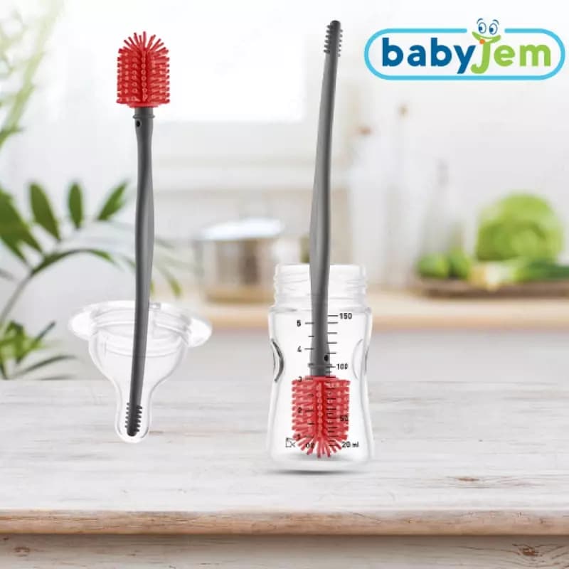 ЩЕТКА ДЛЯ ОЧИСТКИ БУТЫЛОЧЕК И СОСК BABYJEM — 1