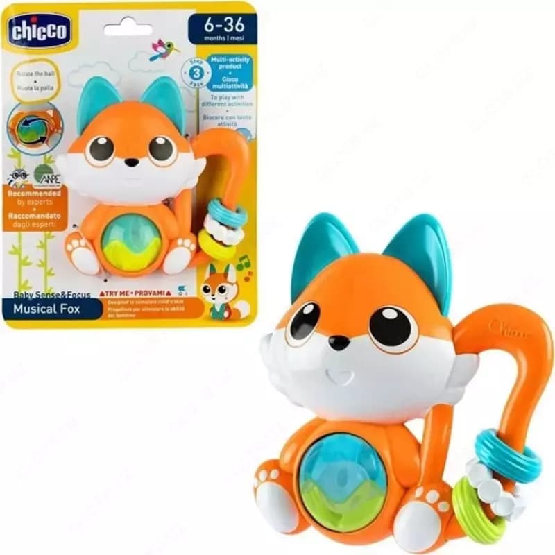 Музыкальная погремушка CHICCO MUSICAL FOX 6-36m, арт. CH11589 — 2