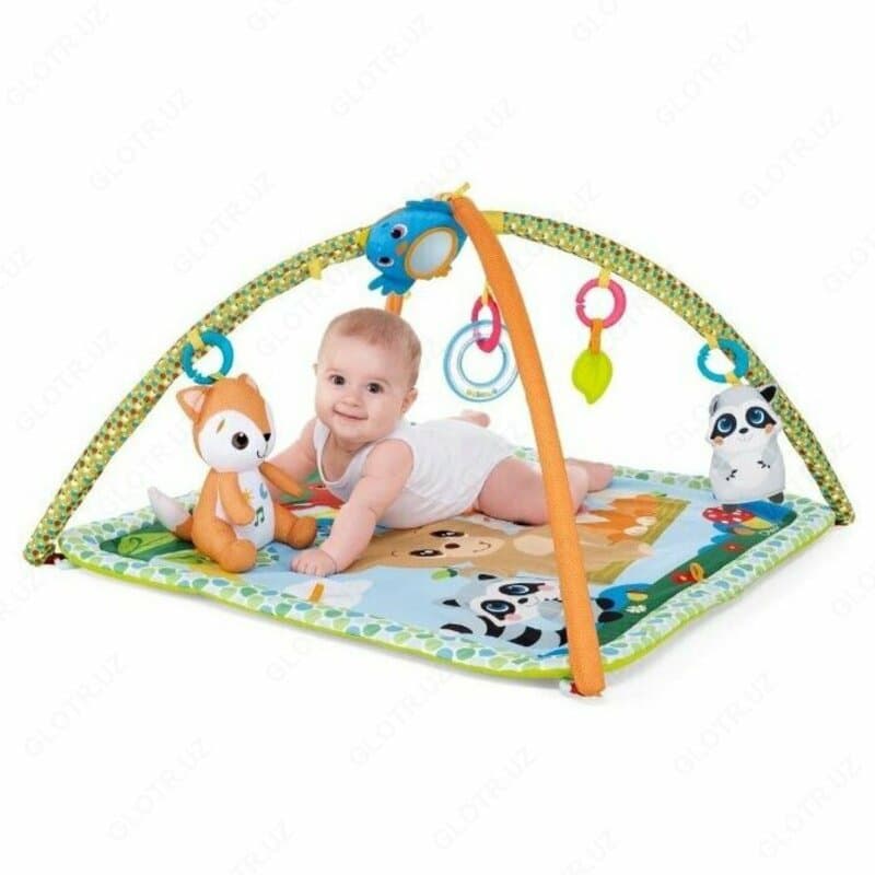 Развивающий коврик для малышей со съемными игрушками Relax & Play Gym от Chicco — 1