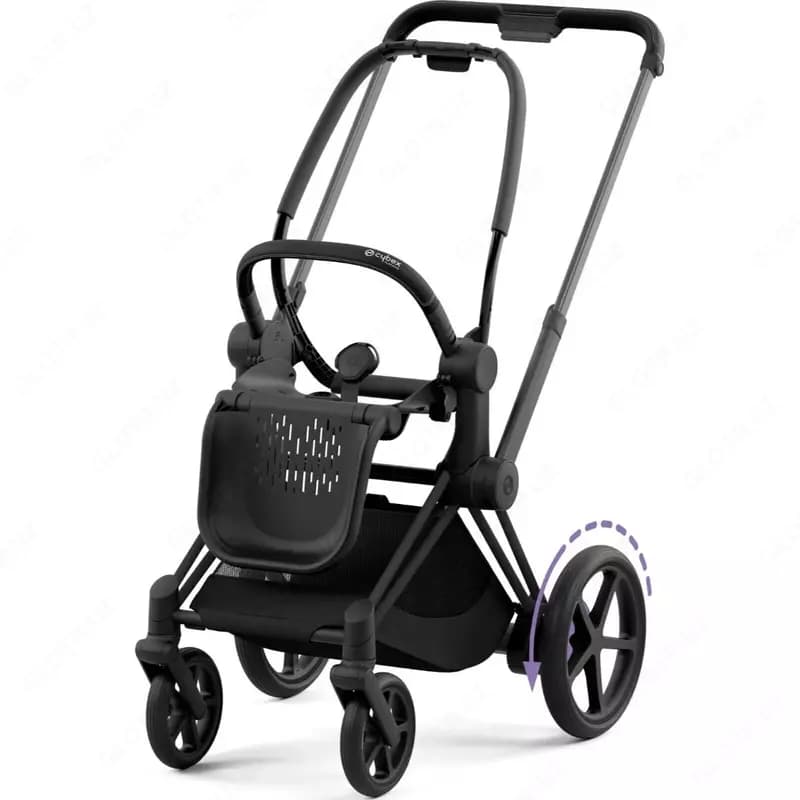 Шасси с прогулочным блоком Cybex - Priam Frame & Seat RBA Chrome Black Chrome — 1