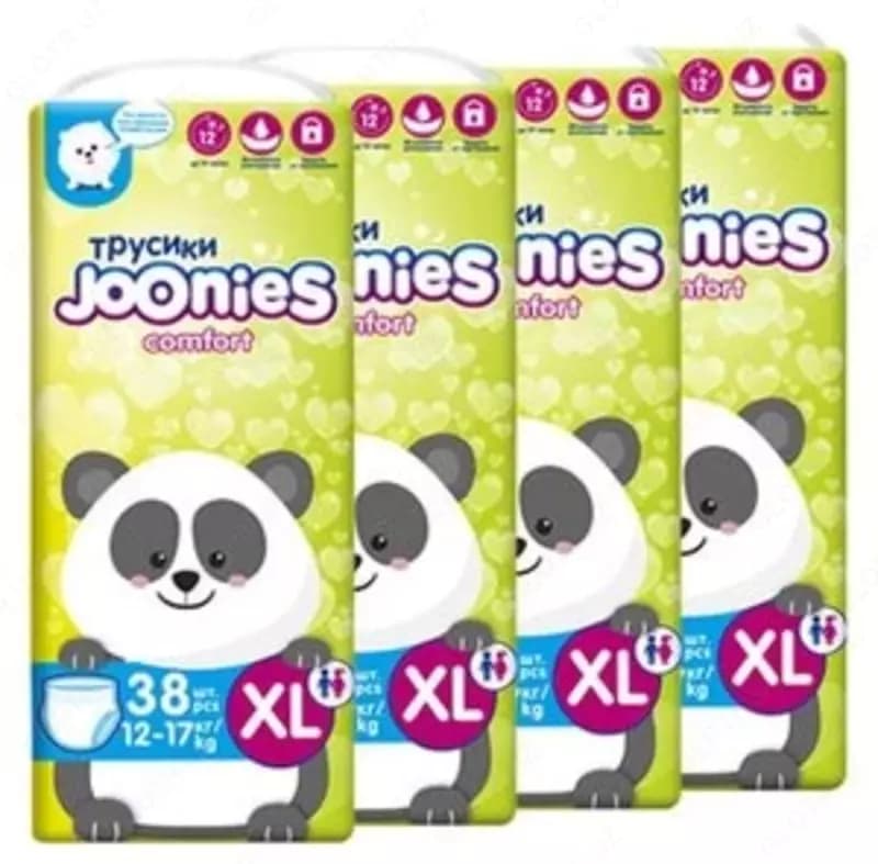 Joonies трусики Comfort XL, 12-17 кг, 38 шт., 4 уп. — 1
