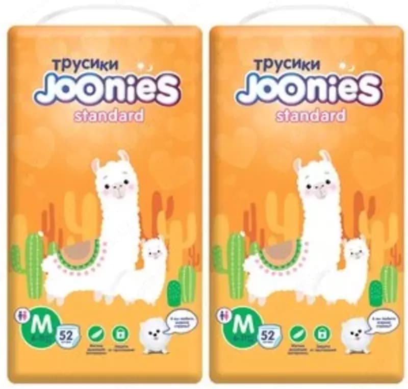 Joonies трусики Standart M, 6-11 кг, 52 шт., 2 уп. — 1