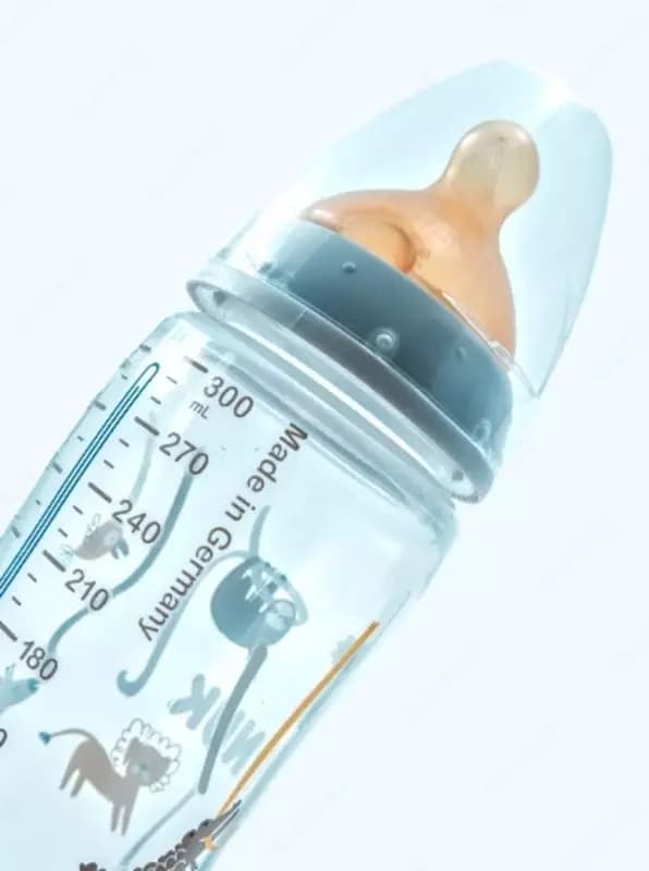 Nuk Бутылка FC+ Temp с латексной соской, носорог, 300 мл — 2