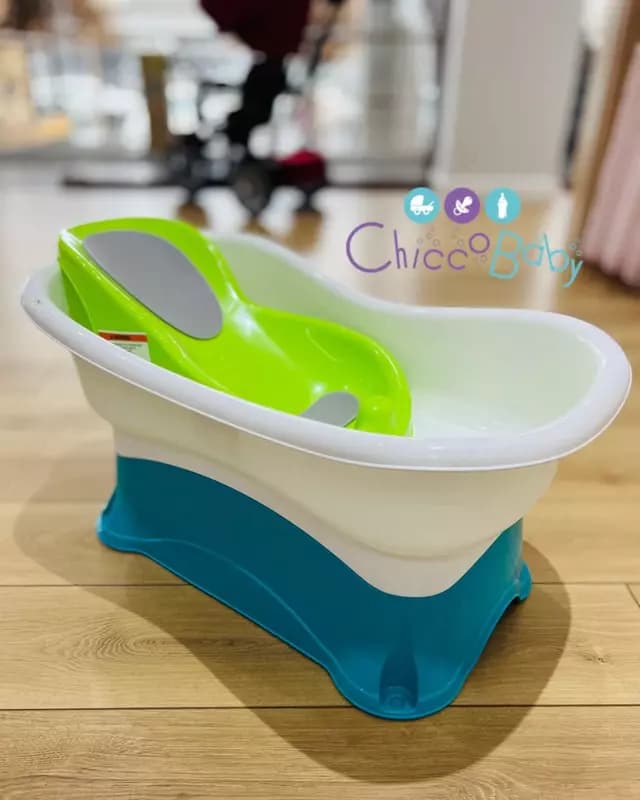 🛁 Детская ванночка Summer Infant Comfort Height Bath с подставкой — 4