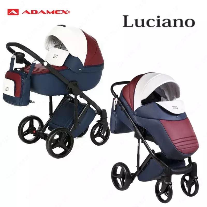 Коляска Adamex Luciano Deluxe (Польша) 3 в 1 — 1