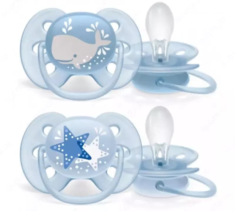 Avent Силиконовая пустышка Ultra Soft (0-6 м.) 2 шт. — 1