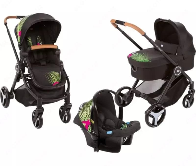 Универсальная коляска 3 в 1 Chicco Trio Best Friend Optical Jungle — 1