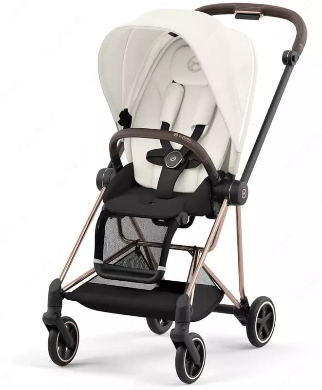 Прогулочная коляска Cybex Mios V3 Cozy White, Рама Rose Gold — 1