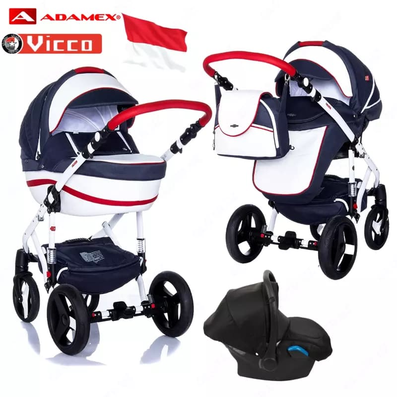 Детская коляска VICCO от ADAMEX 🇵🇱 3 в 1 (Польша) — 1
