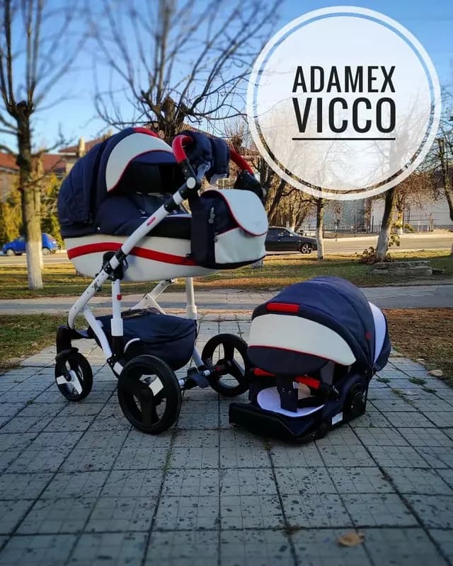 Детская коляска VICCO от ADAMEX 🇵🇱 3 в 1 (Польша) — 2