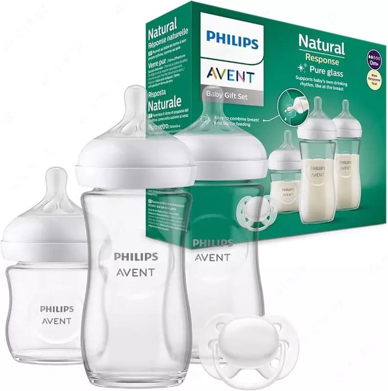 Бутылочки для кормления Philips Avent серии Natural (baby gift set, 0m+) — 1