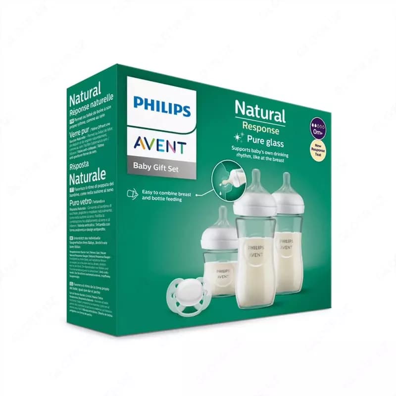 Бутылочки для кормления Philips Avent серии Natural (baby gift set, 0m+) — 2