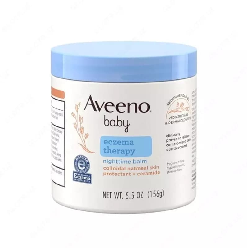 Детский увлажняющий ночной бальзам Aveeno от экземы 156 г — 1