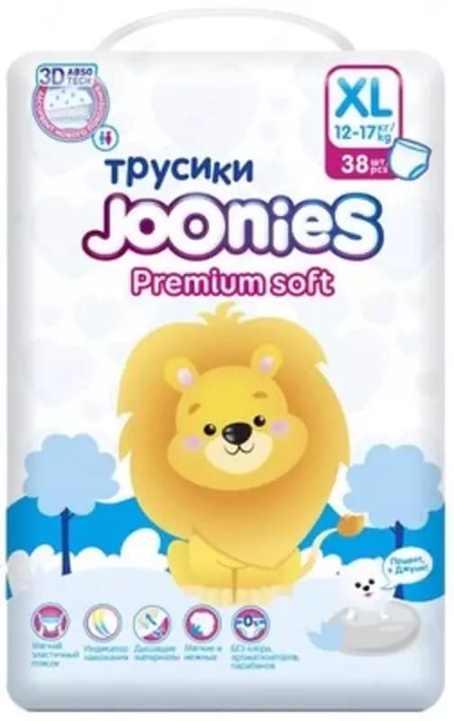 Joonies трусики Premium Soft XL (12-17 кг), 38 шт. — 1