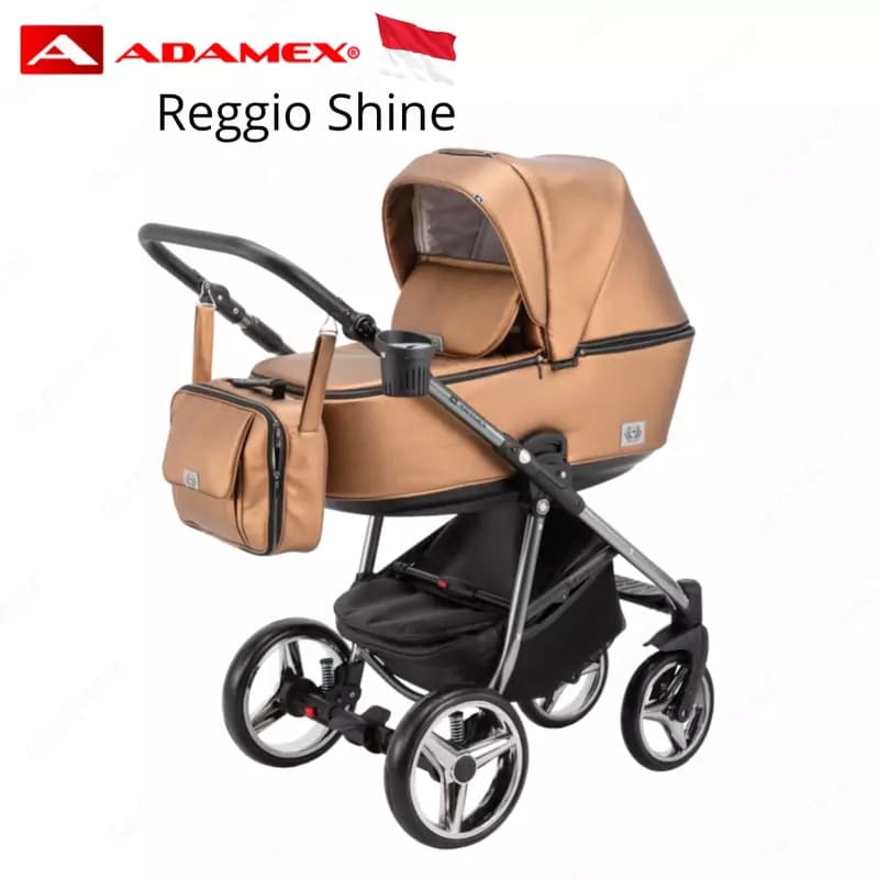 Коляска Adamex Reggio Shine 3 в 1 и 2 в 1 (Польша) — 1