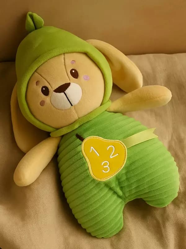 Интерактивная игрушка Chicco ”Грушевая Зайка”, раннее развитие, говорящая, мягкая, для малышей — 6