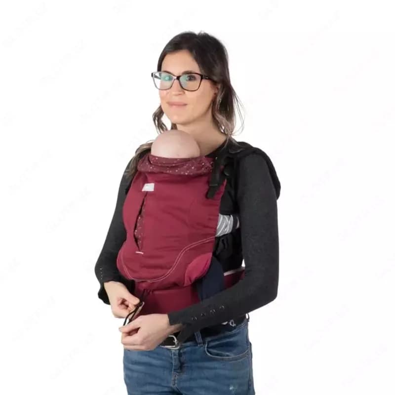 Переноска Chicco MYAMAKI FIT BABY CARRIER BURGUNDY — 2