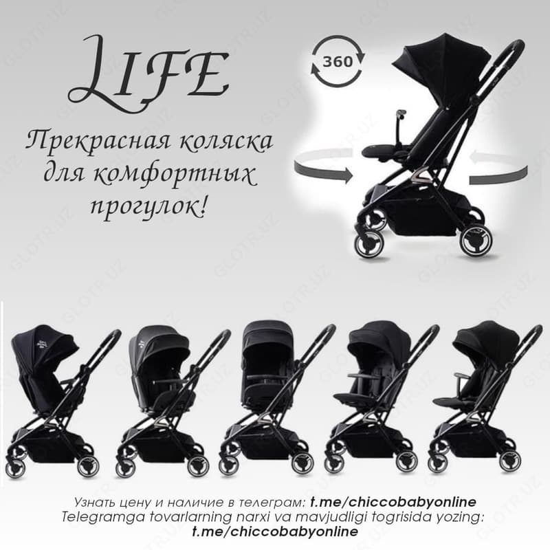Компактная коляска Life 360 2 в 1 от французского бренда Jikel — 3