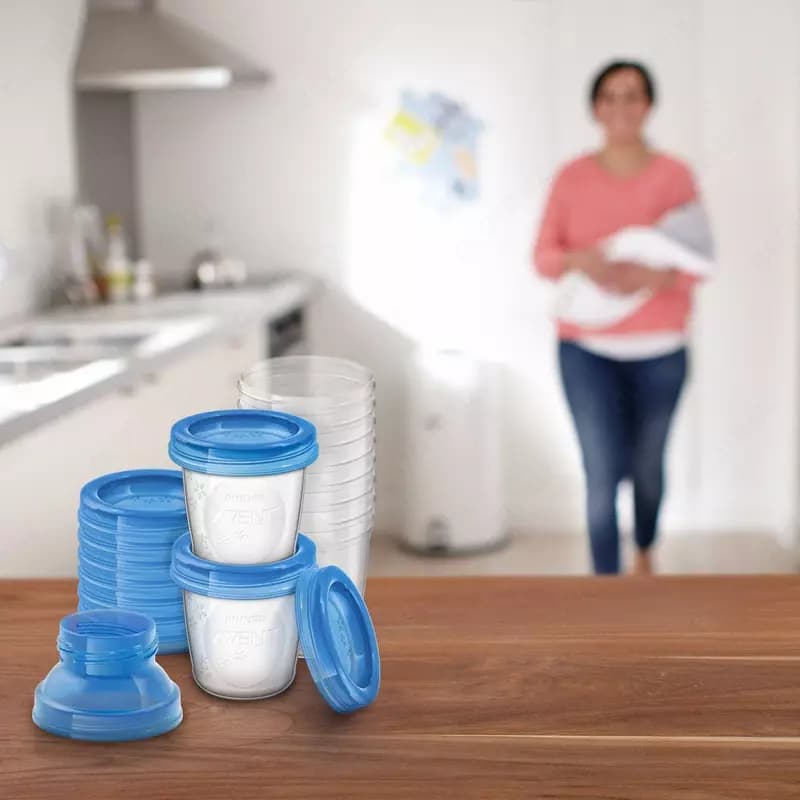 🍼Набор контейнеров Philips Avent с крышкой для хранения грудного молока🤱🏻 — 2