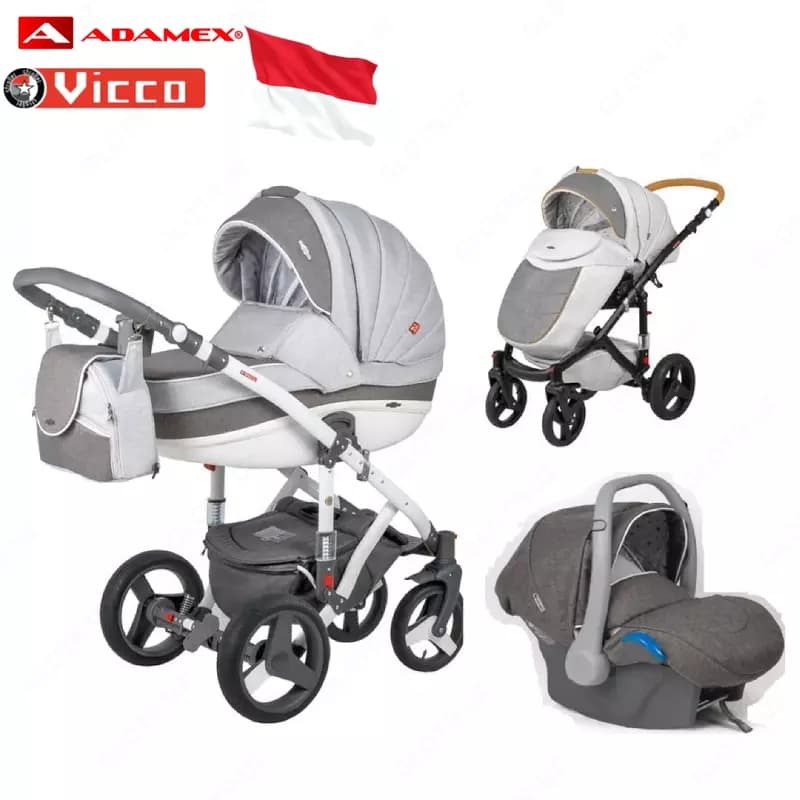 Детская коляска VICCO от ADAMEX 🇵🇱 3 в 1 (Польша) — 1