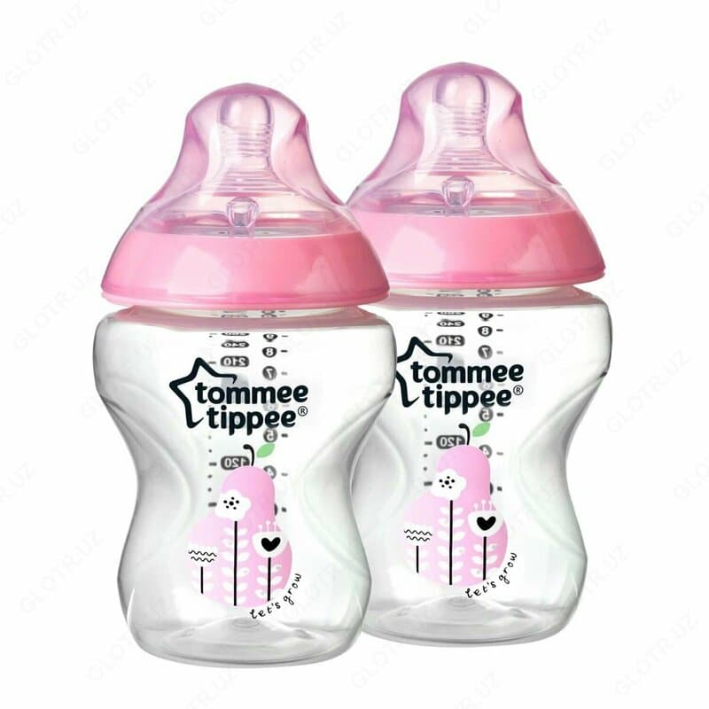 Пластиковая бутылочка Tommee Tippee Closer of nature 3 мес+. 340 мл — 2