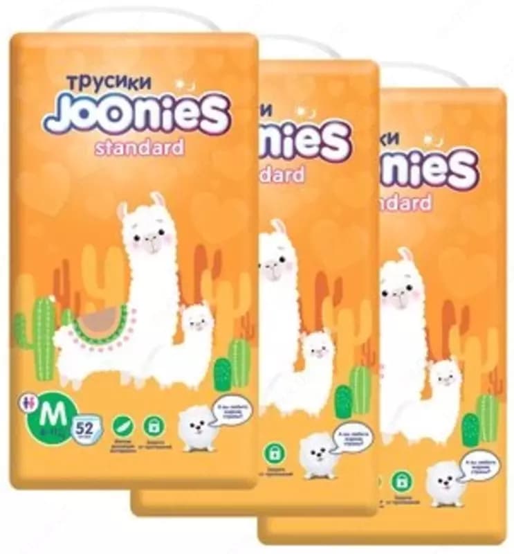 Joonies трусики Standart M, 6-11 кг, 52 шт., 3 уп. — 1
