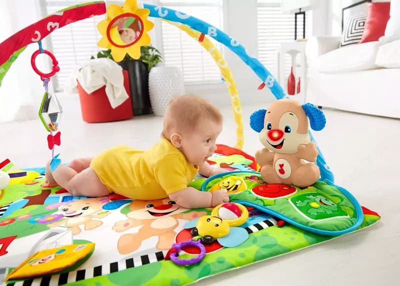 Развивающий коврик Fisher price Puppy and friends — 4
