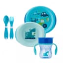 Набор для кормления ребенка CHICCO WEANING SET 12m+ BOY, арт.CH16201-20